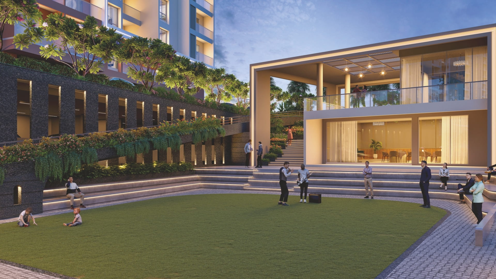 Mangalam Starview Clubhouse Party Lawn