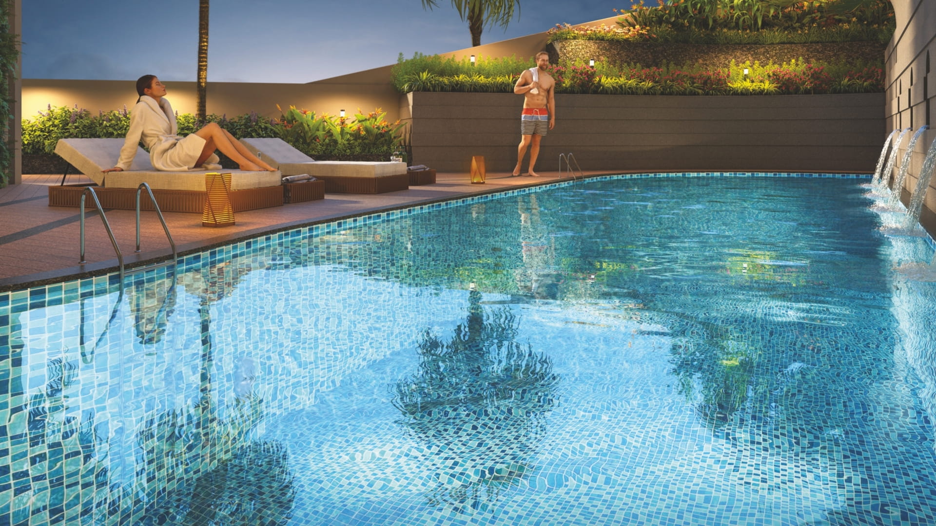 Mangalam Starview Luxury Swimming Pool