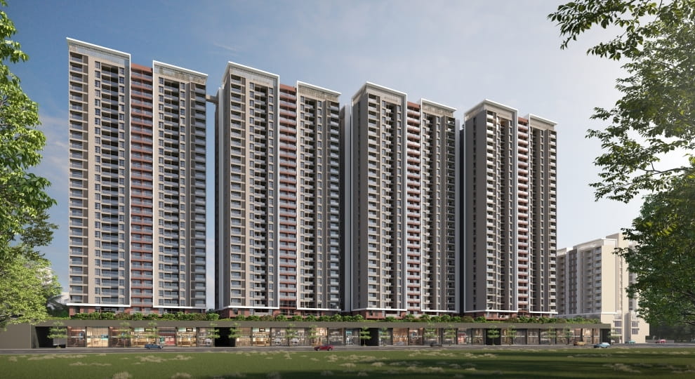 Mangalam Starview Architectural Elevation Kiwale Pune